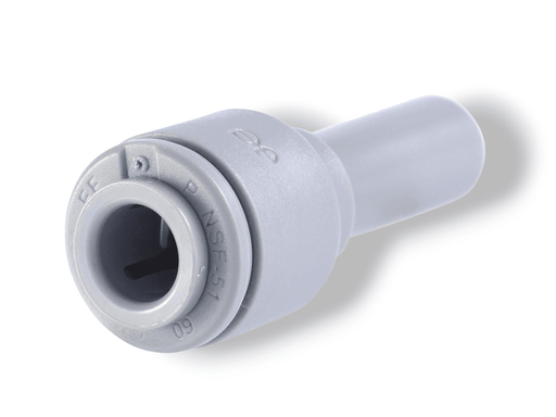 John Guest PI061008S Reducer Stem - 5/16" x 1/4" Stem STEM REDUCER Grey Acetal JOHN GUEST 1-PC 