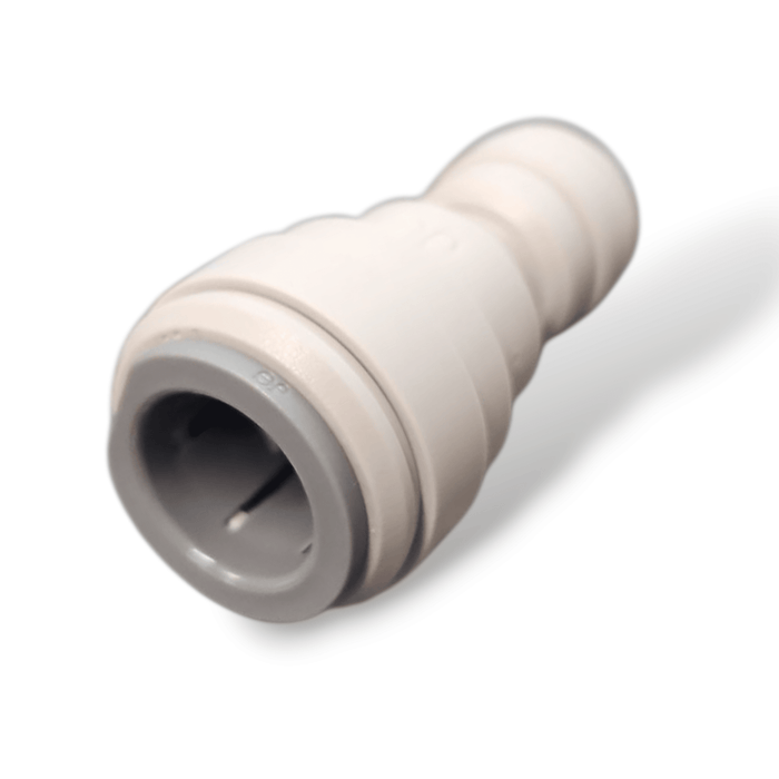 John Guest PI201608S Reducing Union - 1/2" x 1/4" REDUCING UNION Grey Acetal JOHN GUEST 1-PC 