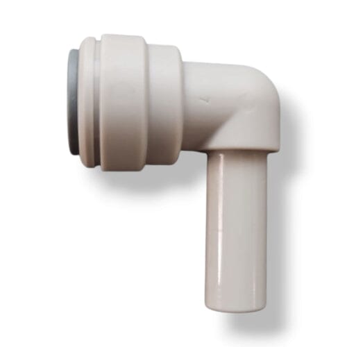 John Guest PI221212S Stem Elbow Connector - 3/8" Stem x 3/8" PLUG IN STEM ELBOW Grey Acetal JOHN GUEST 