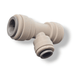 John Guest PI301208S Reducing Tee - 3/8 x 3/8 x 1/4 REDUCING TEE Grey Acetal JOHN GUEST 1-PC 