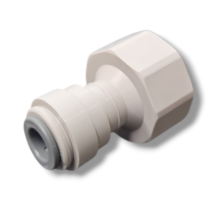 John Guest PI451015FS Female Adapter-Flat End 5/16" x 5/8" BSP FEMALE CONNECTOR FEMALE Grey Acetal JOHN GUEST 1-PC 