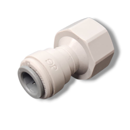 John Guest PI451214FS Female Adapter - 3/8" x 1/2" BSP FEMALE FLARE CONNECTOR Grey Acetal JOHN GUEST 1-PC 