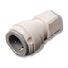 John Guest PI4516C5S Female Adapter - 1/2" x 1/2"UNS FEMALE FLARE CONNECTOR Grey Acetal JOHN GUEST 1-PC 