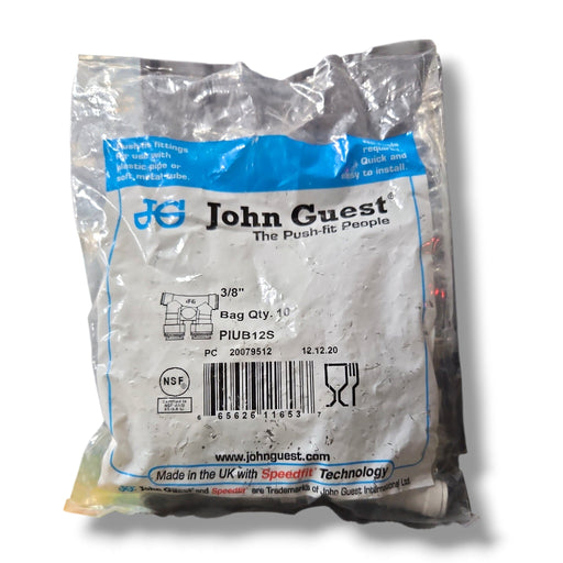 John Guest PIUB12S U-Bend - 3/8" U-Bend John Guest 10-Pack 