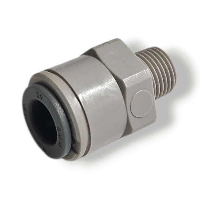John Guest PM010821S Male Connector - 5/16" x 1/8" NPTF MALE Grey Acetal JOHN GUEST 1-PC 