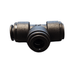 John Guest PM0208E Black Union Tee Size 8MM Metric Union Tee Black Acetal JOHN GUEST 