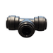 John Guest PM0210E Black Union Tee Size 10MM Metric Union Tee Black Acetal JOHN GUEST 1 Pack 