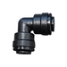 John Guest PM0306E Black Reducing Elbow Connector Size 6MM Metric Reducing Elbow Connector Black Acetal JOHN GUEST 1 Pack 