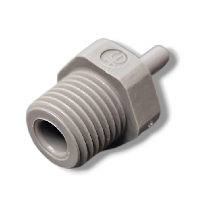 John Guest PM050402S Stem Adapter - 5/32" x 1/4" BSPT STEM ADAPTER Grey Acetal JOHN GUEST 1-PC 