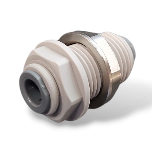 John Guest PM1208S Bulkhead Union - 5/16" x 5/16" BULKHEAD UNION Grey Acetal JOHN GUEST 1-PC 