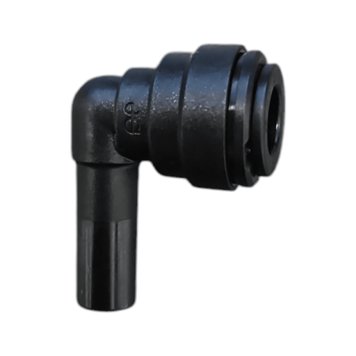 John Guest PM220808E Black Stem Elbow Size 8MM x 8MM Metric Stem Elbow Black Acetal JOHN GUEST 1 Pack 