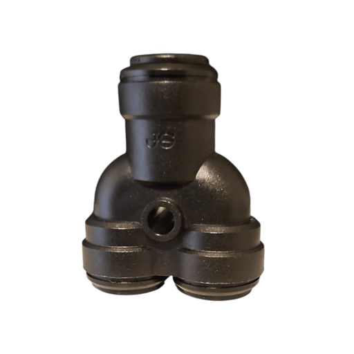 John Guest PM2310E Two Way Divider Black 10MM Metric Two Way Divider Black Acetal JOHN GUEST 1 Pack 
