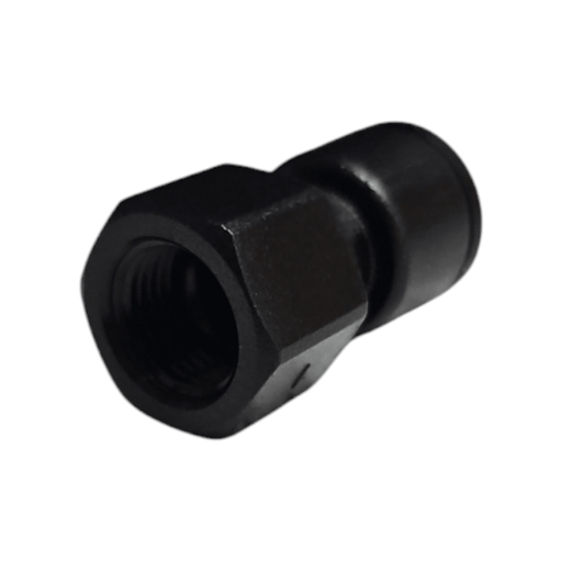 John Guest PM450411E Female Connector Black 4MM x 1/8"Bsp Metric Female Connector Black Acetal JOHN GUEST 1 Pack 