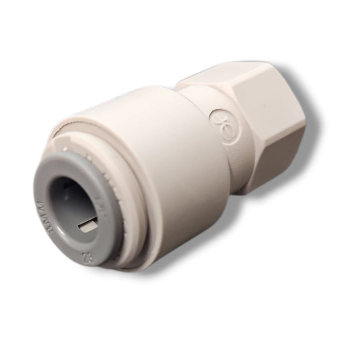 John Guest PM4508F4S Female Flare Adapter - 5/16" x 1/4" FFL FEMALE CONNECTOR FEMALE Grey Acetal JOHN GUEST 1-PC 