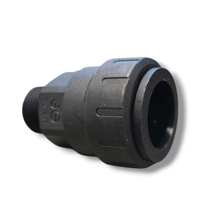 John Guest PSEI012824E ProLock 3/4" CTS Push-to-Connect to 1/2" Npt Male connector – for Copper Tube, Plumbing & Water Softeners, Black John Guest Copper Tube Size Male Connector John Guest 