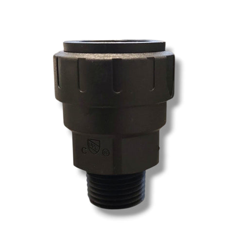 John Guest PSEI012824E ProLock 3/4" CTS Push-to-Connect to 1/2" Npt Male connector – for Copper Tube, Plumbing & Water Softeners, Black John Guest Copper Tube Size Male Connector John Guest 1 Pack 
