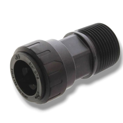 John Guest PSEI012826E ProLock 3/4" CTS Push-to-Connect to 3/4" Npt Male connector – for Copper Tube, Plumbing & Water Softeners, Black (Copy) John Guest Copper Tube Size Male Connector John Guest 1 Pack 