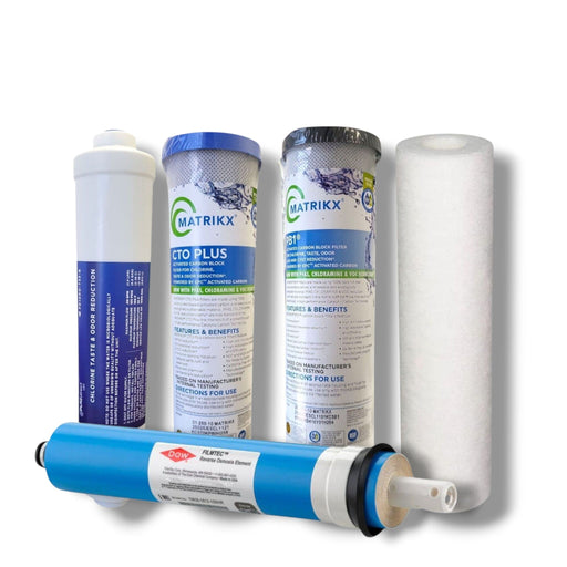 Pure Direct USA Filter Set for (PURE+50 ) Water Filter KIT for Pure Direct USA System Custom Filter Kit PURE+50ALKA Pure Direct USA 