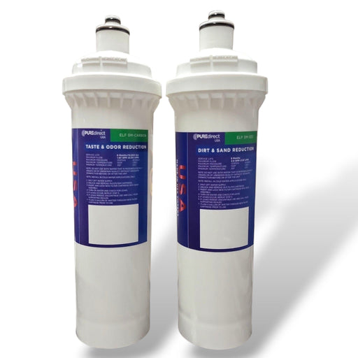 Replacement Filters for 2-Stage Ice Maker Water Filtration Kit for PURE+ICE-MAKER Ice Maker Water Filtration Kits Pure Direct USA 