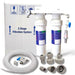 2-Stage Ice Maker Water Filtration Kit – Sediment, Carbon & Phosphate Scale Inhibitor Ice Maker Water Filtration Kits Pure Direct USA 1/4" Tubing Size 