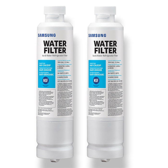 Genuine Samsung DA29-00020B Replacement Refrigerator Filter Samsung Refrigerator Filters Samsung 2-Pack 