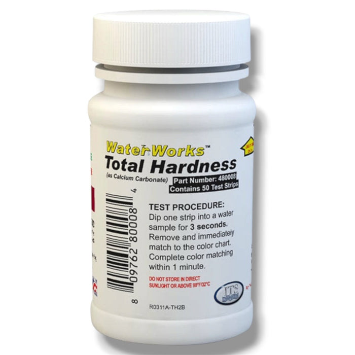 Total Hardness Test Bottle 50 Test Strips - 480008 Hardness Test Kit ITS 