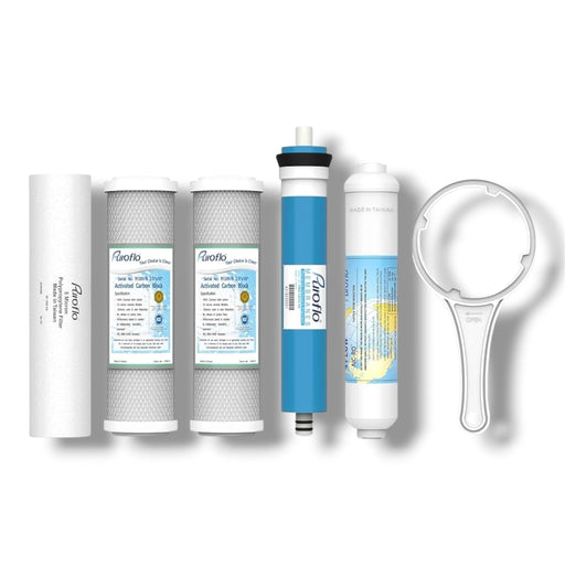 ERO 5 5-Stage Reverse Osmosis Water Filter, Under Sink RO Water Filtration System Kit - (ERO-5-NPT)) Puroflo RO Filter Kit PureGen 