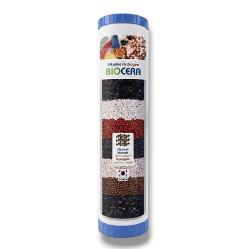 Biocera 4.5"x20" Alkaline Remineralization Filter Cartridge for Reverse Osmosis Systems - BIO-ALKA4520 BIOCERA Alkaline 20" Filter Cartridge BIOCERA 1 Pack 