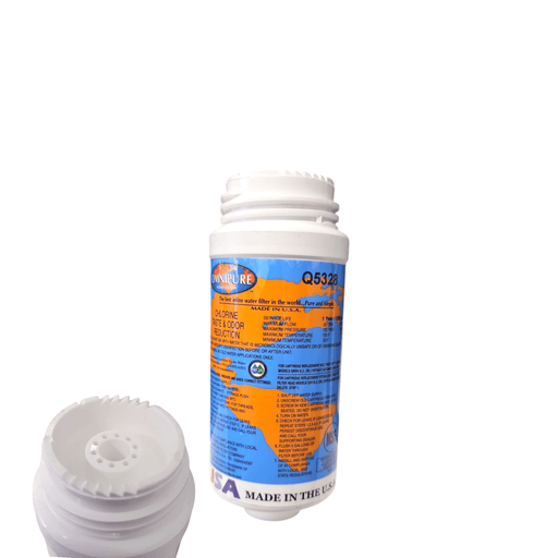 Omnipure Q5328 Granular Carbon Filter GAC T28 2.5" x 6" GAC|Chlorine Taste Reduction |6"Length Omnipure 1 Pack 