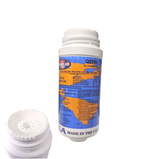 Omnipure Q5385 Scale Inhibitor All Phosphate Filter 2.5" x 6" GAC|Chlorine Taste Reduction |6"Length Omnipure 1 Pack 