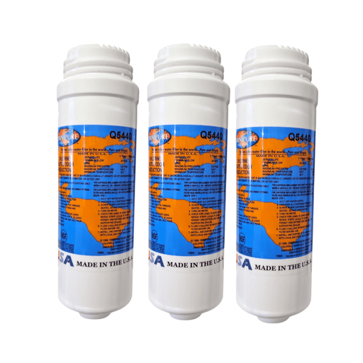 Omnipure Q5440 Granular Carbon Filter GAC T33 2.5" x 8" GAC|Chlorine Taste Reduction |8"Length Omnipure 3 Pack 