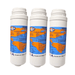 Omnipure Q5485 Scale Inhibitor All Phosphate Filter 2.5" x 8" GAC|Chlorine Taste Reduction |8"Length Omnipure 3 Pack 