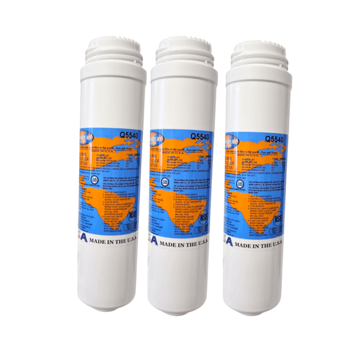 Omnipure Q5540 Granular Carbon Filter GAC T40 2.5" x 10" GAC|Chlorine Taste Reduction |10"Length Omnipure 3 Pack 