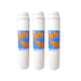 Omnipure Q5615-P Granular Carbon Filter 1 Micron with Phosphate for Scale Inhibitor 2.5" x 12" GAC|Chlorine Taste Reduction |12"Length Omnipure 3 Pack 