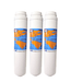 Omnipure Q5628 T28 Coconut Carbon GAC 12" Pre/Postfilter 2500 gal GAC|Chlorine Taste Reduction |12"Length Omnipure 3 Pack 