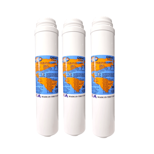Omnipure Q5640 T40 Coconut Carbon GAC 12" Pre/Postfilter 2500 gal Q-SERIES - Twist Off Filter Omnipure 3 Pack