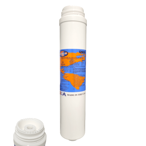 Omnipure Q5655 DI Resin Water Filters 12" Length DI Resin |TDS Removal | Q-Filters Omnipure