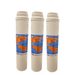 Omnipure Q5686 Granular Carbon Filter with Phosphate for Scale Inhibitor 2.5" x 12" GAC|Chlorine Taste Reduction |12"Length Omnipure 3 Pack 