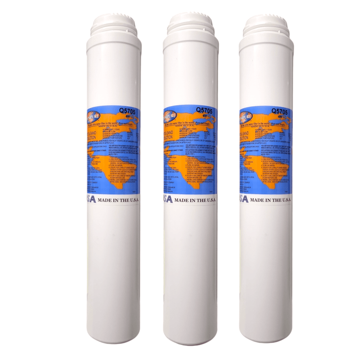 Omnipure Q5705 5mic Sediment 14" Filter Dirt & Sand |14"Length Omnipure 3 Pack 