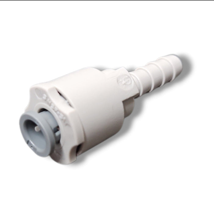 John Guest SI270808S Superseal Barb Connector - 1/4"QC x 1/4" Barb ID STEM TO HOUSE BARB Grey Acetal JOHN GUEST 1-Pack 