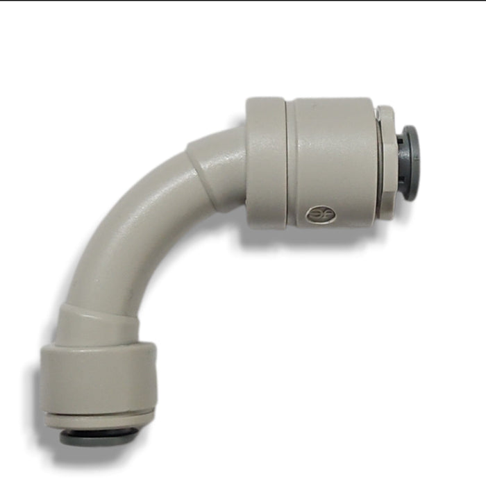 John Guest SM420808S Superseal Flow Bend - 5/16" x 5/16" UNION ELBOW Grey Acetal JOHN GUEST 1-PC 