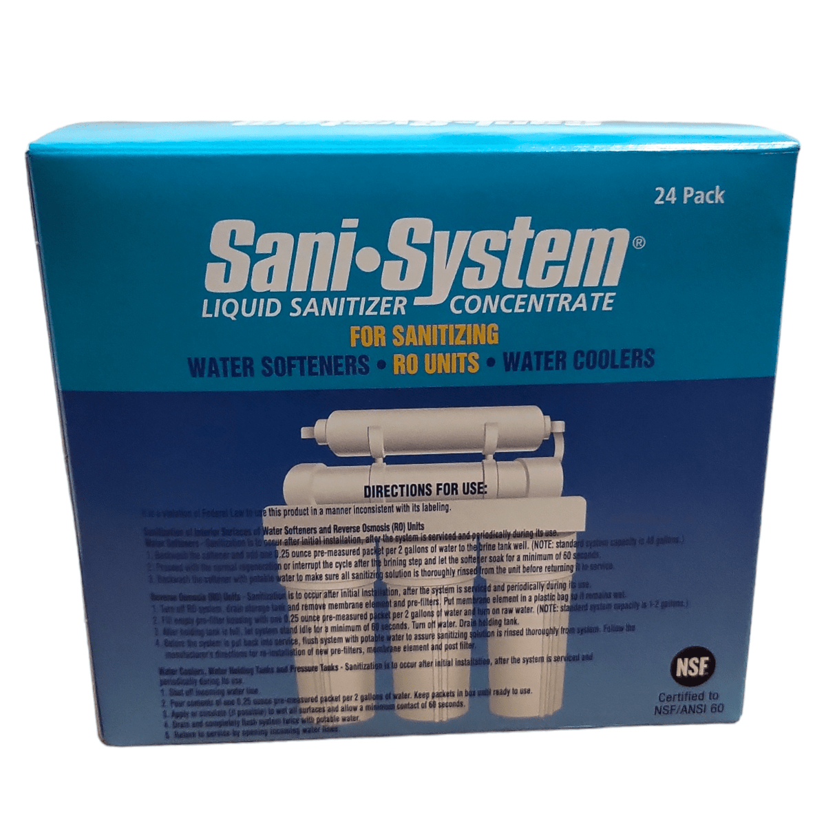 Sani System SS24RO Liquid Cleaner Concentrate for RO Reverse Osmosis S