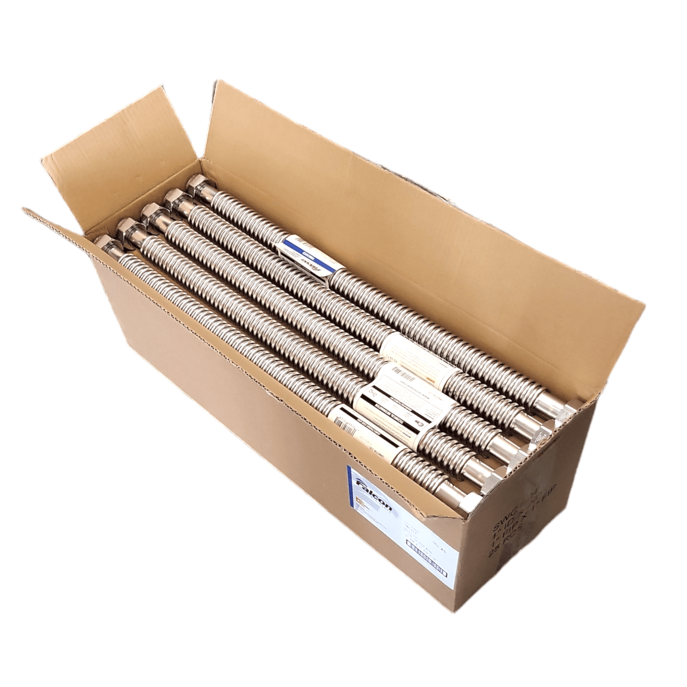 Falcon Stainless Steel Flex Connector SWC 1 X24 24 Length 1 FIP X falcon-stainless-steel-flex-connector-swc-1-x24-24-length-1-fip-x