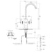 Tomlinson Contemporary Hot/Cold Faucet Antique Bronze - 1020907 Tomlinson Contemporary Hot/Cold Faucets Tomlinson 