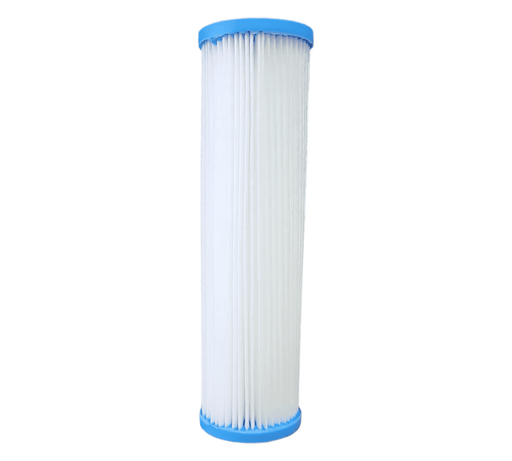 Unicel (T-1197-01-B) 9.75"x2.75" Pleated Polyester 4 Sq. Ft 1 Micron Filter 10" x 2.5" Slim Pleated Filters Unicel Filter Cartridges 1 Pack 