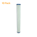 Unicel (T-0520-5-B) 20"x 2.5" Pleated 5 Micron Polyester Filter 20"x 2.5" Slim Pleated Filters Unicel Filter Cartridges 10 Pack 
