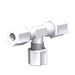 Jaco 70-8-N-O - Nylon Union Tee 1/2" OD Tube x 1/2" OD Tube x 1/2" OD Tube (708NO) Nylon Union Tee Jaco 1-Pack 