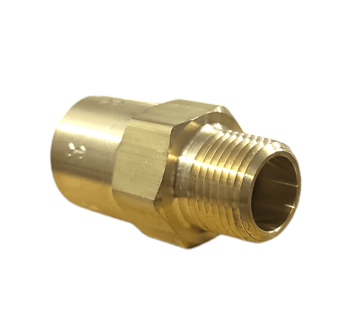 SMC 6460090 646 Series Brass Check Valve ; 3/8"FNPT x 3/8"MNPT Brass Check Valve 3/8"FNPTx3/8"MNPT SMC