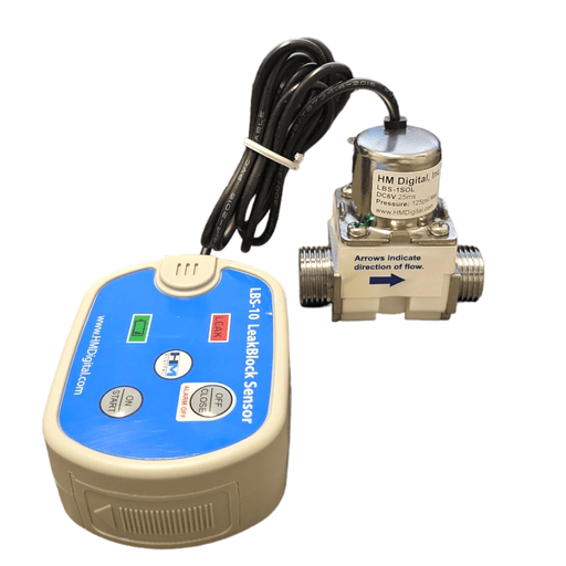 HM Digital LBS-10 LeakBlock Sensor, 6 GPM max, 3/8" FNPT x 1/2" MBSP, 125 PSI LBS-10/ Leak Sensor HM Digital