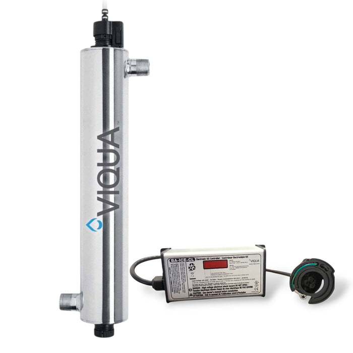 VIQUA VH410 UV Water Purification System – 18 GPM, 3/4" & 1" NPT Combo for Whole Home Use Cobalt Systems Viqua 